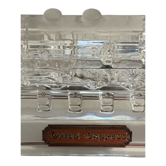 Hofbauer Collection Orient Express Crystal Train Engine – 24% Lead Crystal Germa - Picture 2 of 5
